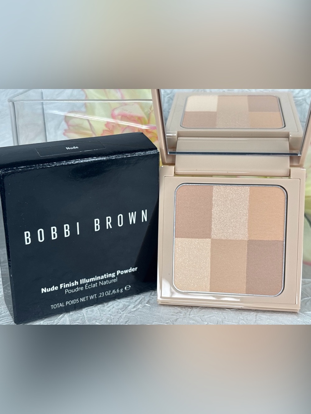 ~NUDE~ Bobbi Brown Nude Finish Illuminating Powder Full Size 0.23oz/6.6 NIB
